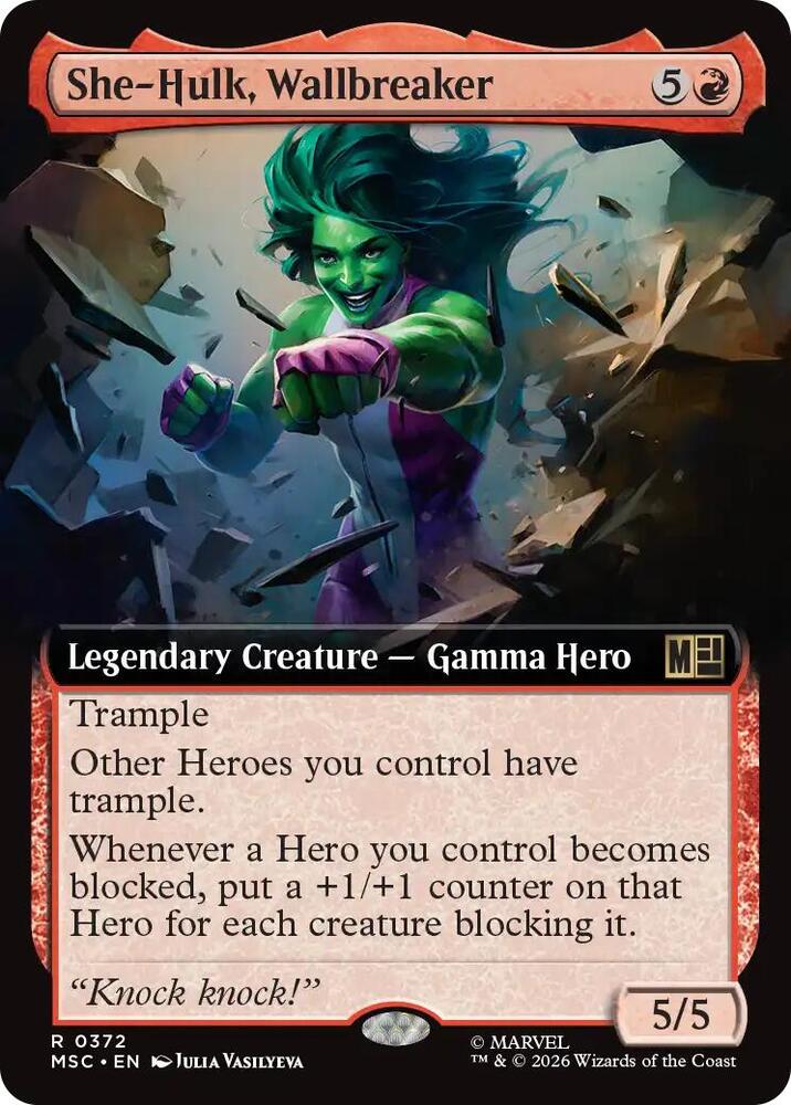 She-Hulk, Wallbreaker - 372 - rare