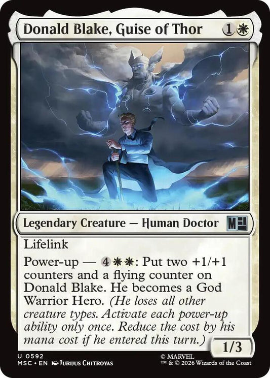 Donald Blake, Guise of Thor - 592 - uncommon
