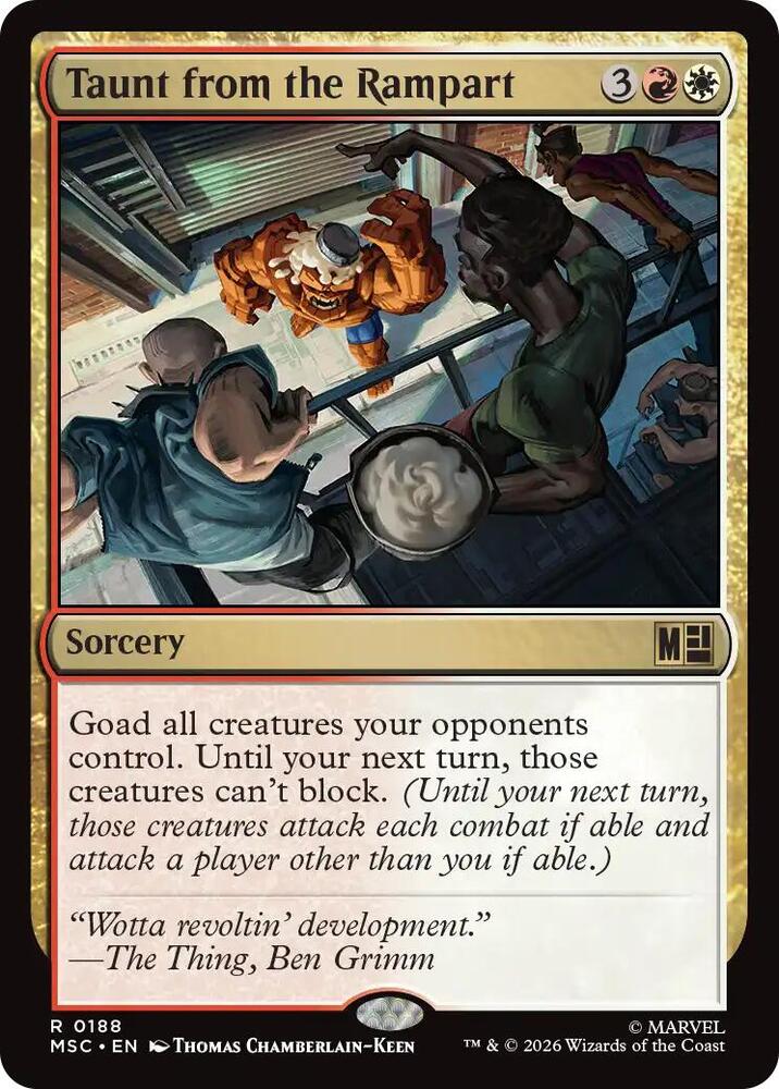 Taunt from the Rampart - 188 - rare