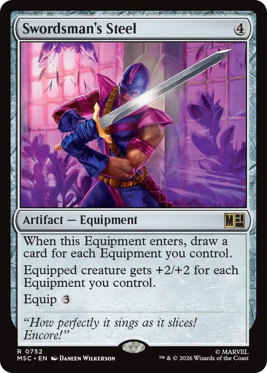 Swordsman's Steel - 752 - rare