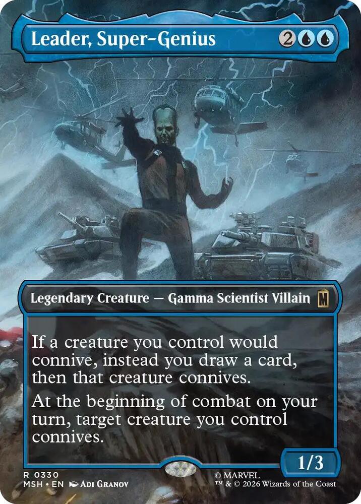 Leader, Super-Genius - 330 - rare