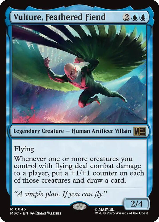 Vulture, Feathered Fiend - 645 - rare