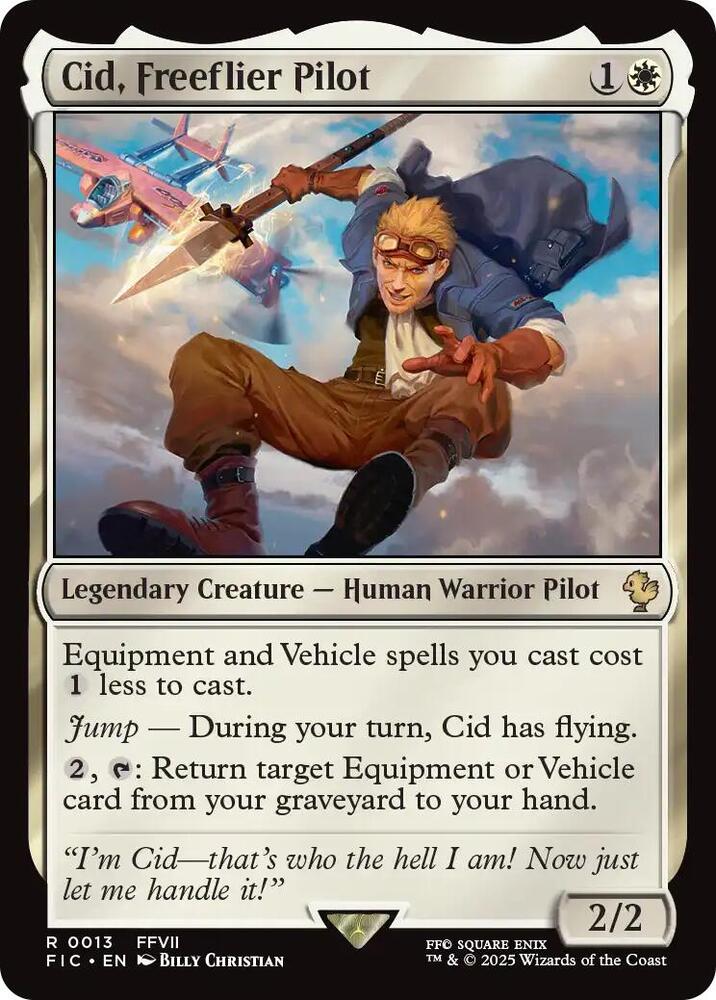 Cid, Freeflier Pilot - 13 - rare