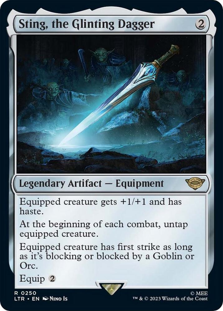 Sting, the Glinting Dagger - 250 - rare