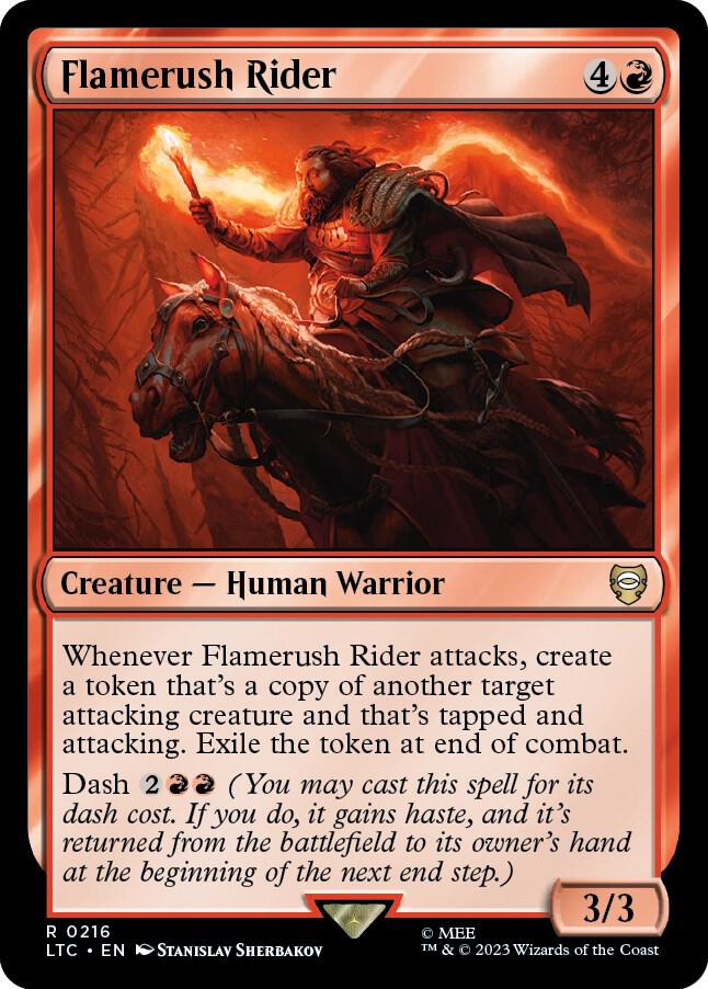 Flamerush Rider - 216 - rare