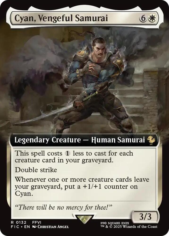 Cyan, Vengeful Samurai - 132 - rare