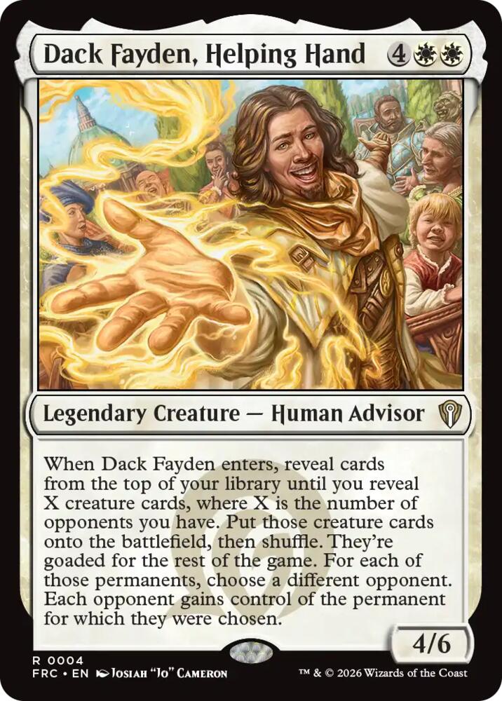Dack Fayden, Helping Hand - 4 - rare