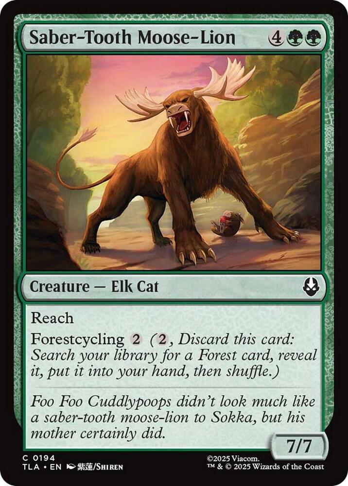 Saber-Tooth Moose-Lion - 194 - common