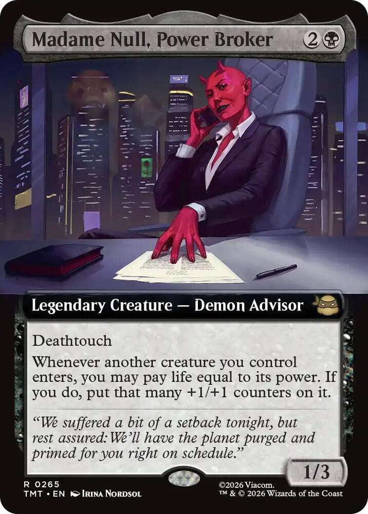 Madame Null, Power Broker - 265 - rare