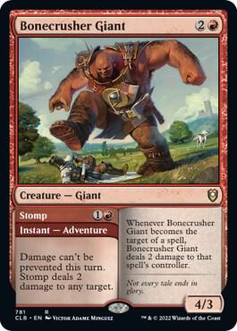 Bonecrusher Giant // Stomp - 781 - rare