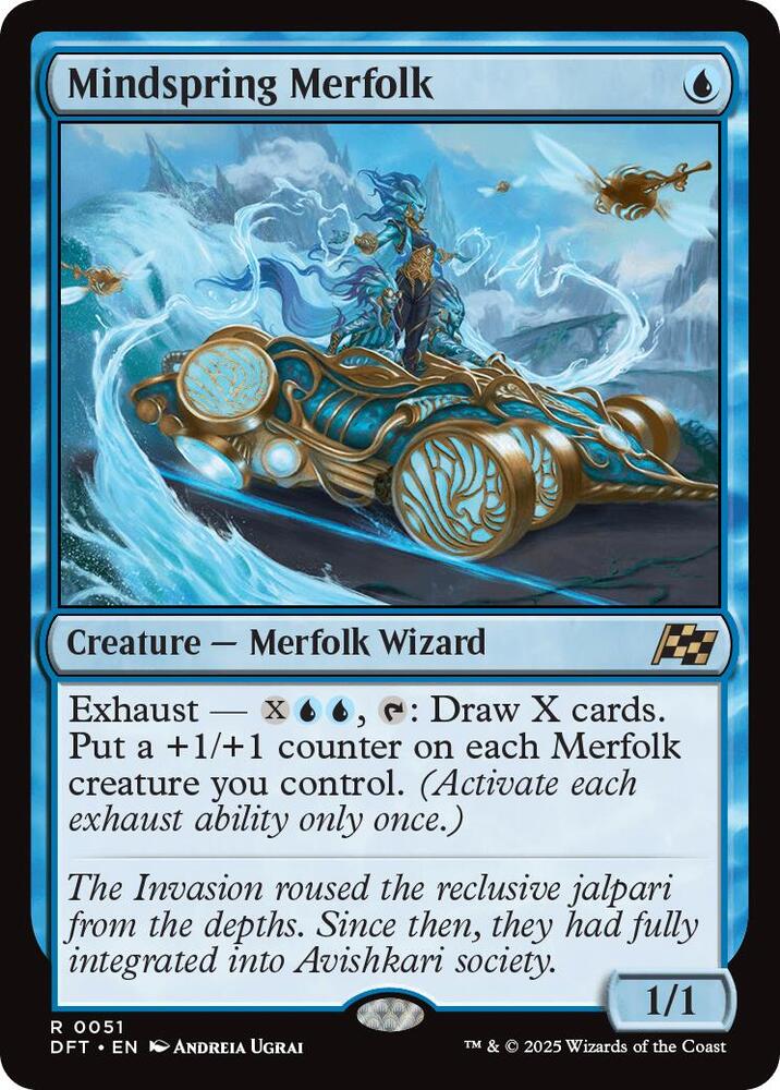 Mindspring Merfolk - 51 - rare