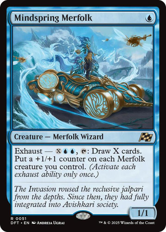 Mindspring Merfolk - 51 - rare