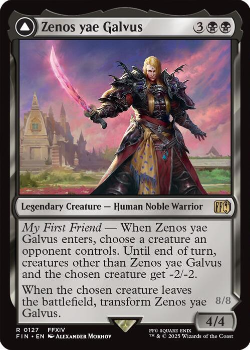 Zenos yae Galvus // Shinryu, Transcendent Rival - 127 - rare
