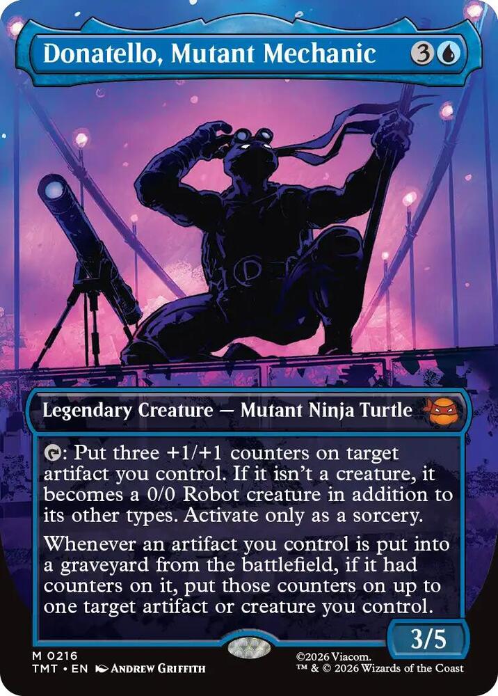 Donatello, Mutant Mechanic - 216 - mythic