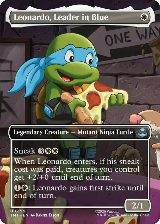 Leonardo, Leader in Blue - 196 - uncommon