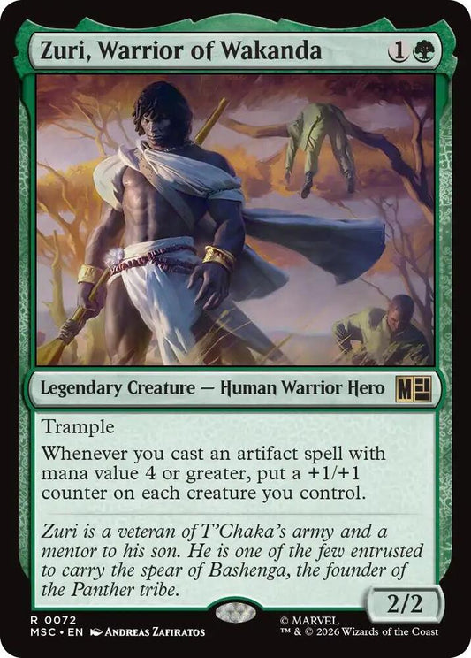 Zuri, Warrior of Wakanda - 72 - rare