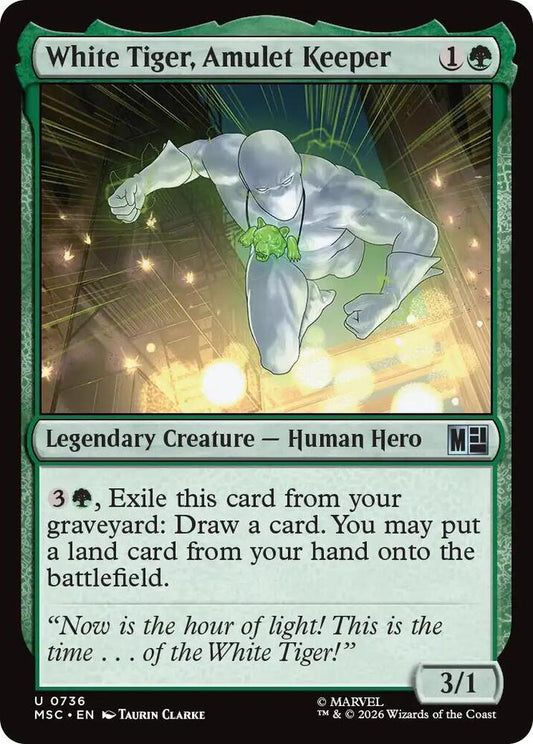 White Tiger, Amulet Keeper - 736 - uncommon