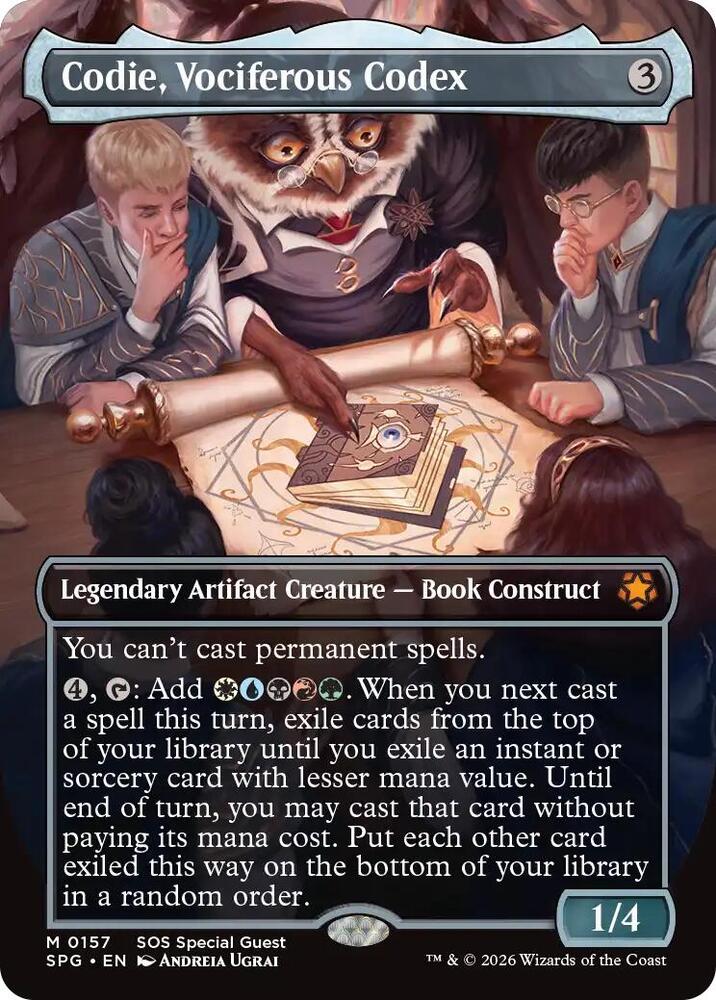 Codie, Vociferous Codex - 157 - mythic