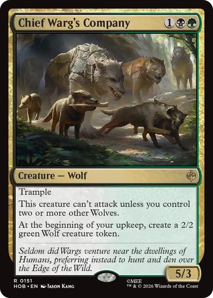 Chief Warg's Company - 151 - rare
