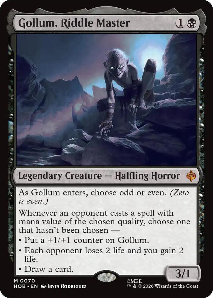 Gollum, Riddle Master - 70 - mythic