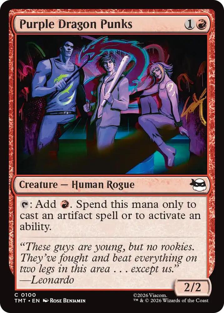 Purple Dragon Punks - 100 - common
