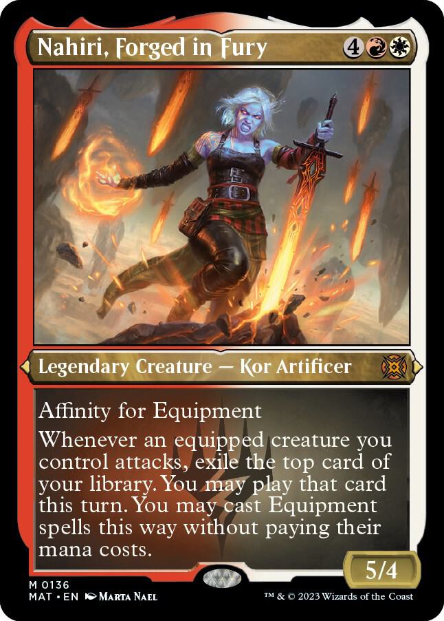 Nahiri, Forged in Fury - 136 - Etched mythic