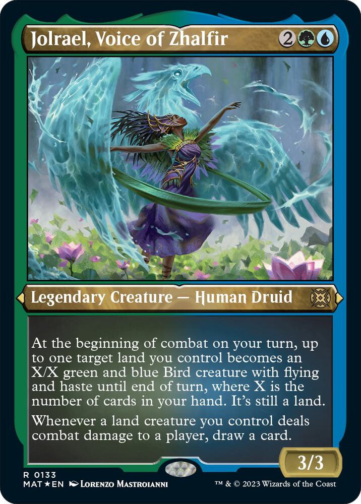 Jolrael, Voice of Zhalfir - 133 - Etched rare