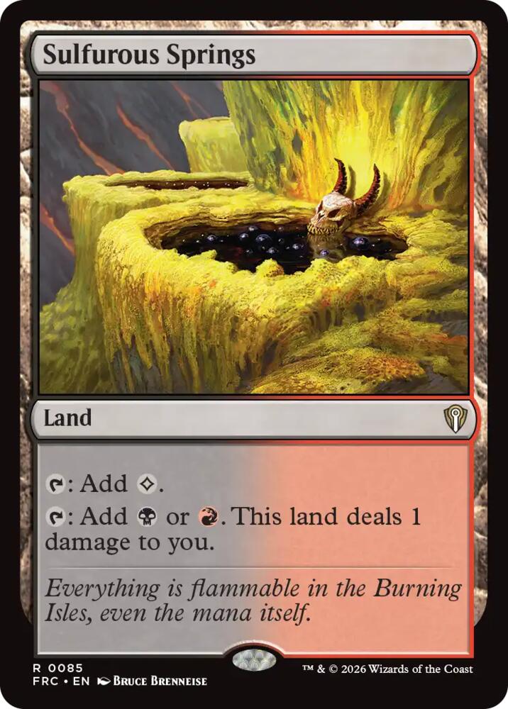 Sulfurous Springs - 85 - rare
