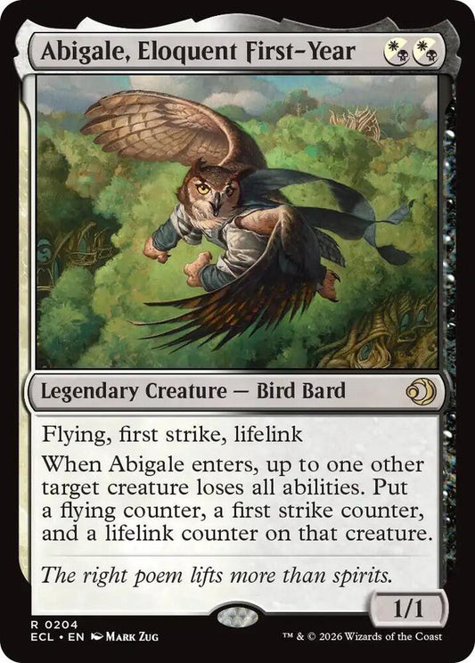 Abigale, Eloquent First-Year - 204 - rare