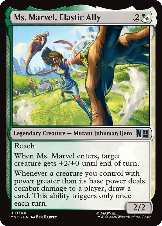 Ms. Marvel, Elastic Ally - 744 - uncommon