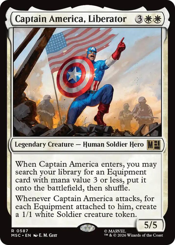 Captain America, Liberator - 587 - rare