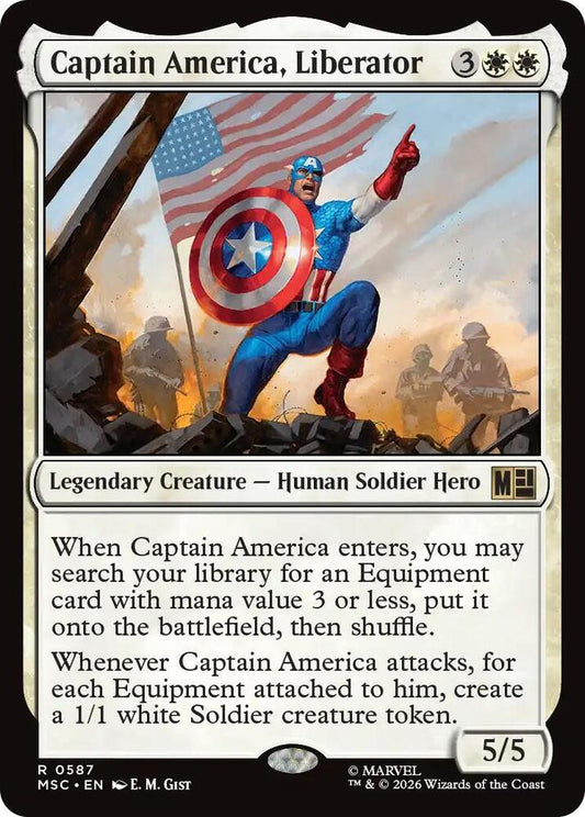 Captain America, Liberator - 587 - rare