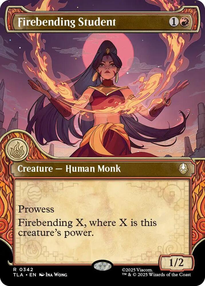 Firebending Student - 342 - rare