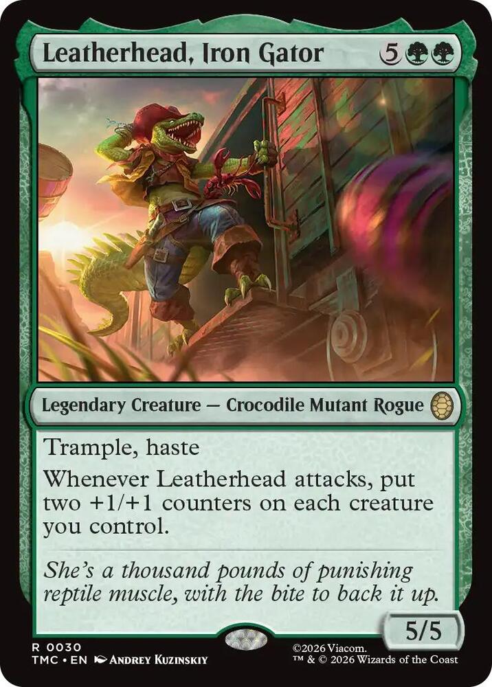 Leatherhead, Iron Gator - 30 - rare
