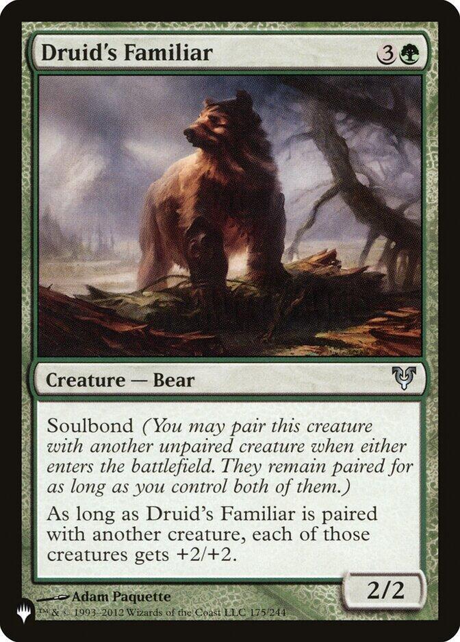 Druid's Familiar - AVR-175 - uncommon