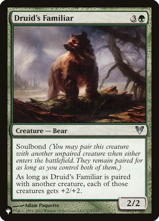 Druid's Familiar - AVR-175 - uncommon