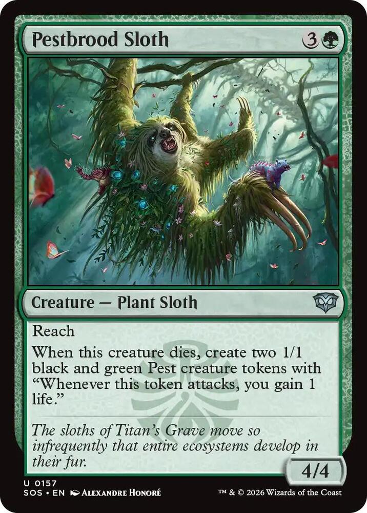 Pestbrood Sloth - 157 - uncommon