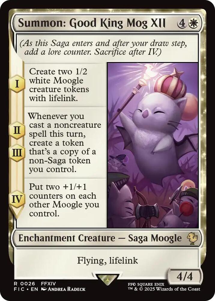 Summon: Good King Mog XII - 26 - rare