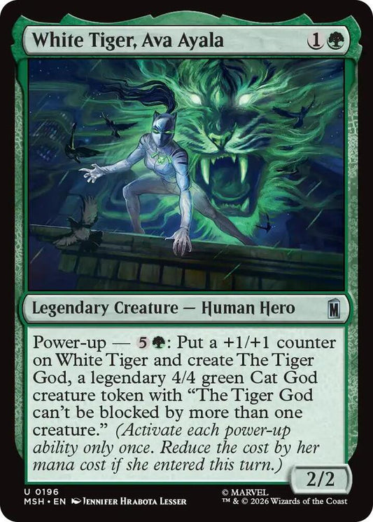 White Tiger, Ava Ayala - 196 - uncommon
