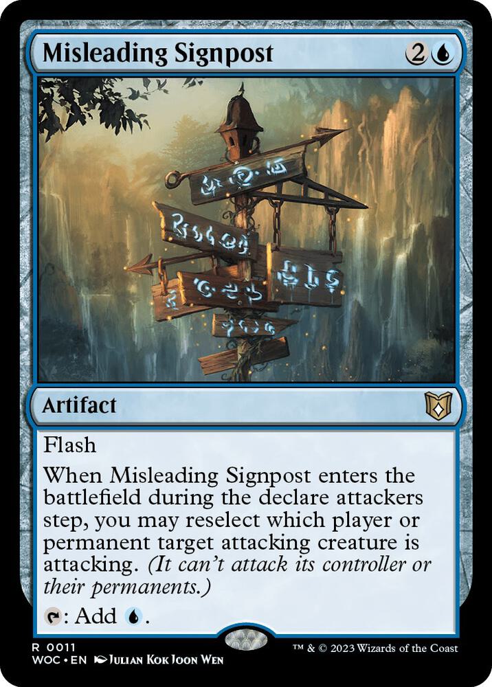 Misleading Signpost - 11 - rare