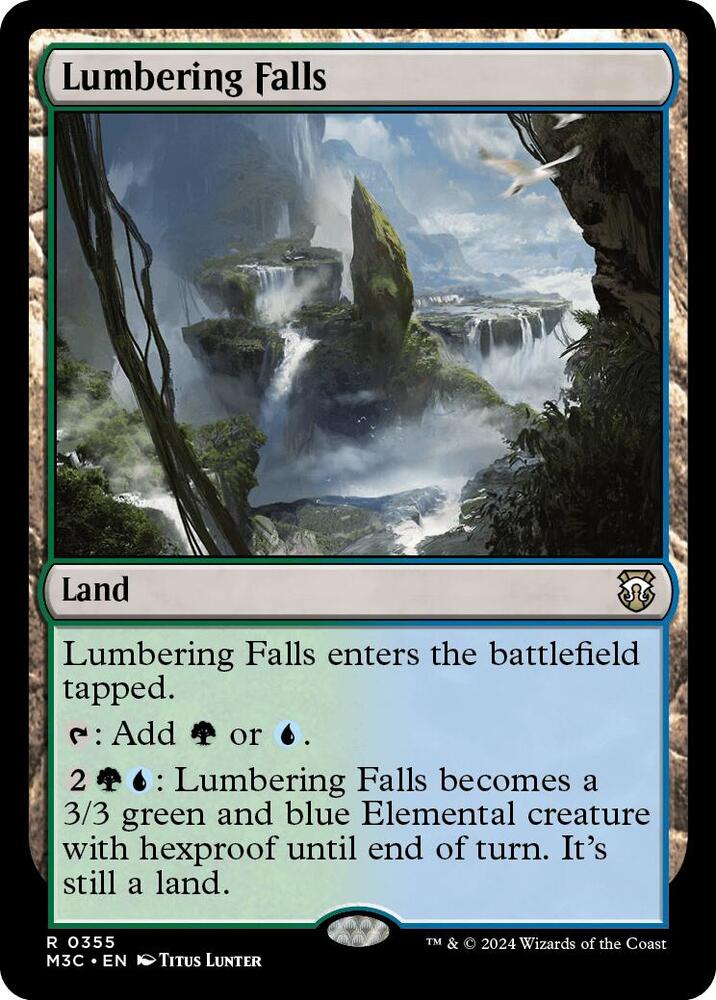 Lumbering Falls - 355 - rare