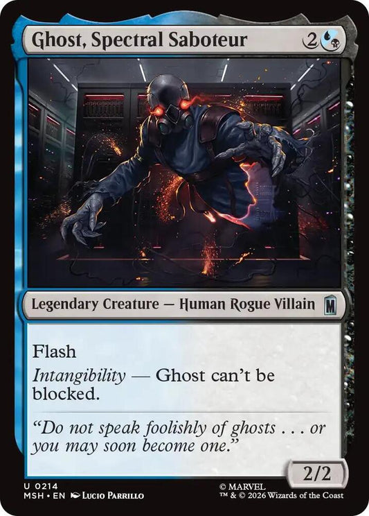 Ghost, Spectral Saboteur - 214 - uncommon