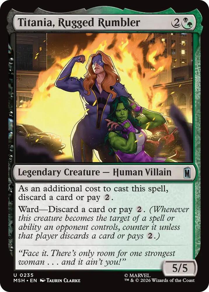 Titania, Rugged Rumbler - 235 - uncommon