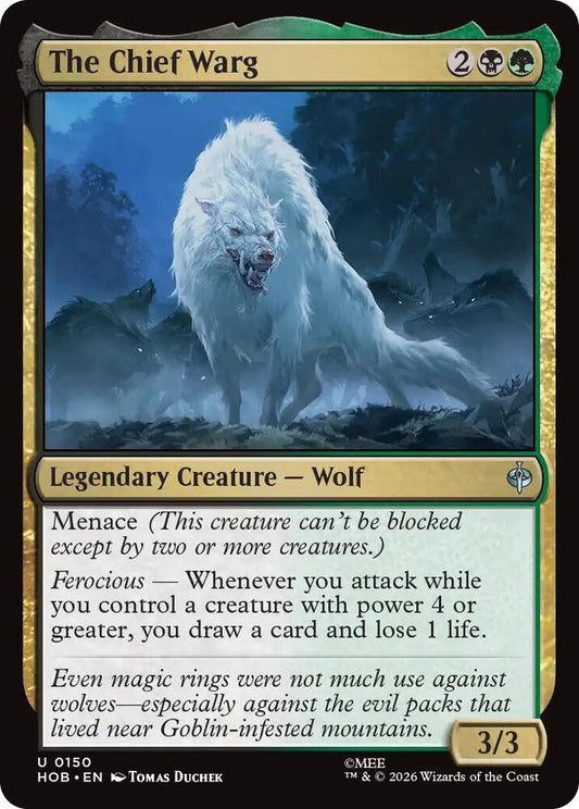 The Chief Warg - 150 - uncommon