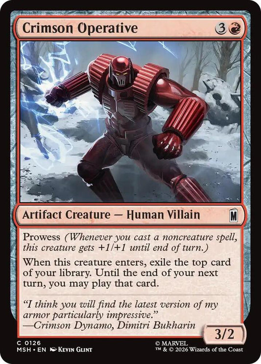 Crimson Operative - 126 - common