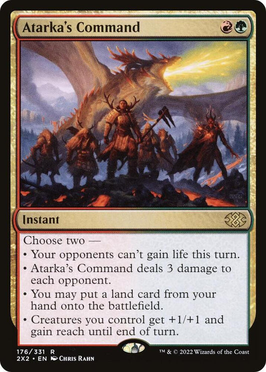 Atarka's Command - 176 - rare