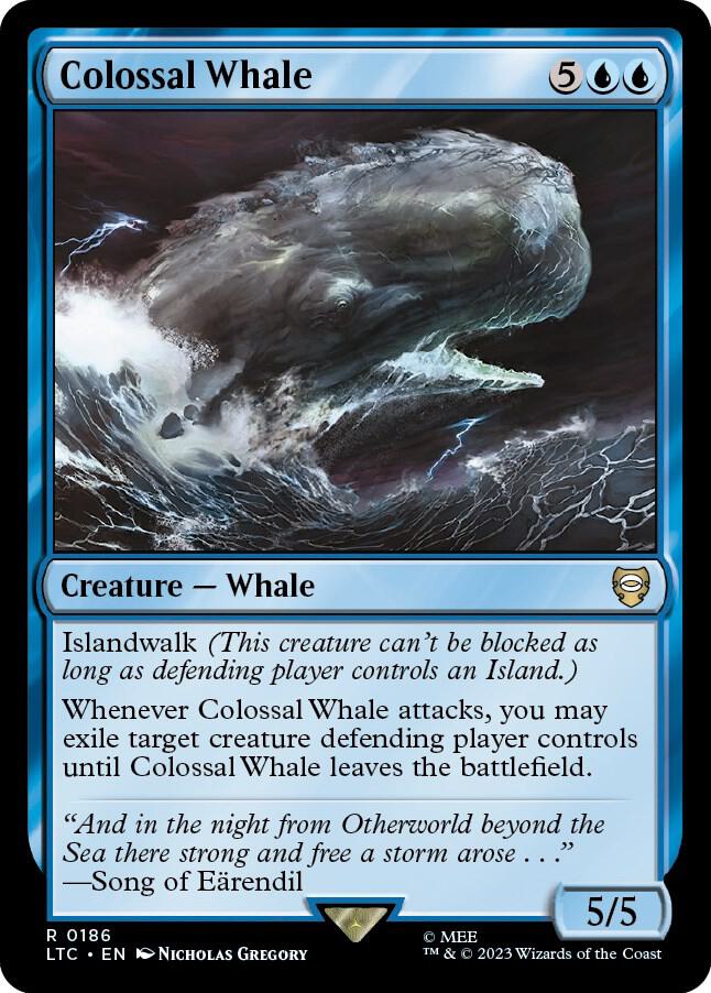 Colossal Whale - 186 - rare