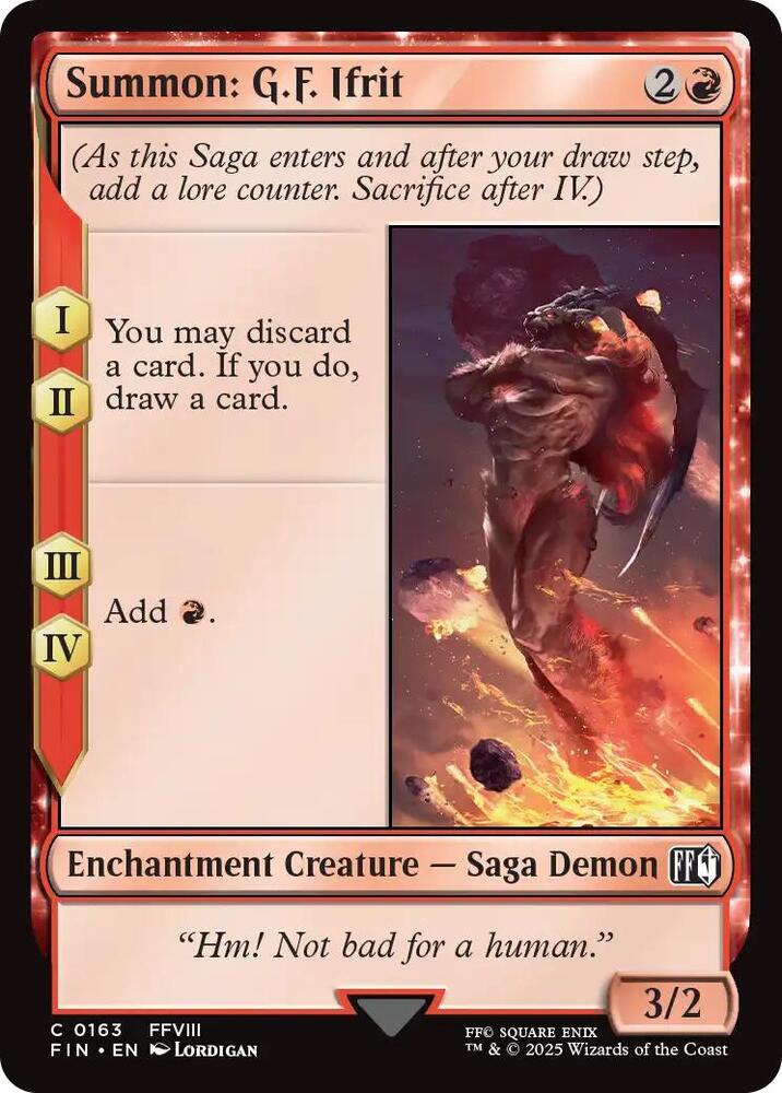Summon: G.F. Ifrit - 163 - common