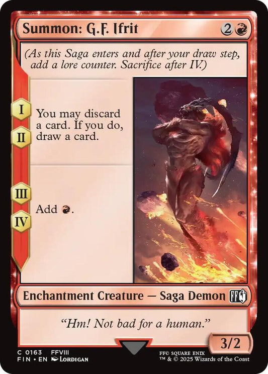 Summon: G.F. Ifrit - 163 - common