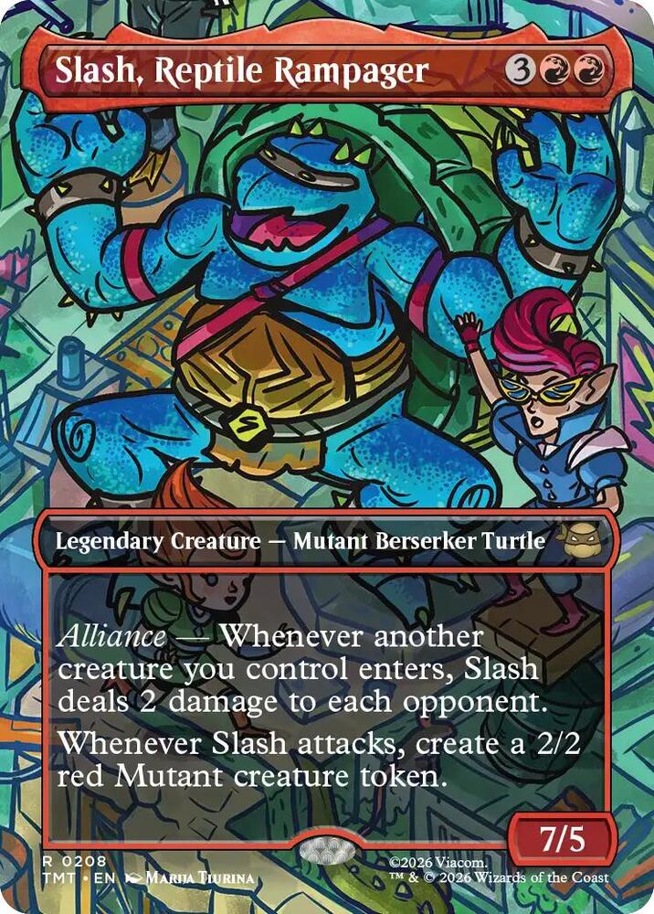 Slash, Reptile Rampager - 208 - rare